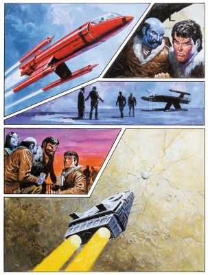 Don Lawrence | Item 0535 • The battle for Earth | Don Lawrence Collection