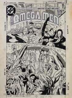 Tod Smith Mike De Carlo Omega Men #8 Cover Art