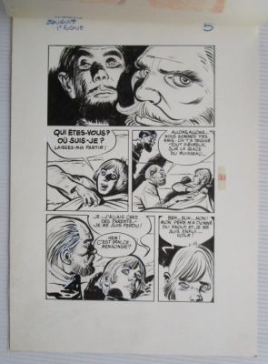René Follet - 1 Original page - Ivan Zoerin, / Ivan Zourine - Sa première fugue / Leve de Vrijheid (p.5) - 1974 | Catawiki