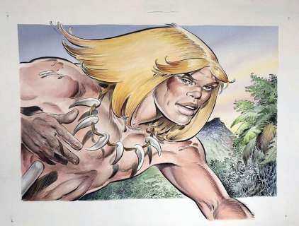 Cheret André ?Rahan... | CHERET André ?Rahan ?Grande illustration du héros... | Vermot et Associés