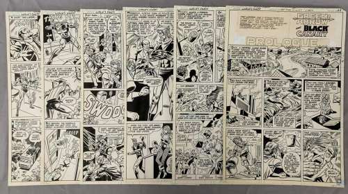 D.C. Comics Original Art (6) Pages. | Weiss Auctions