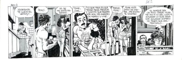 Altuna, Horacio - 1 Bande dessinée originale - Loco Chavez - Strip 1587 | Catawiki