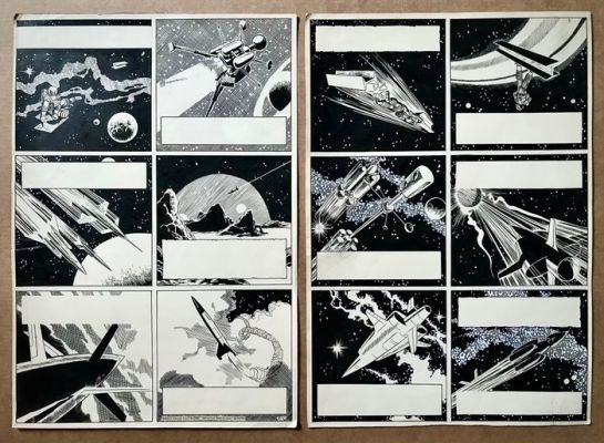 Anónimo - 2 Original page - Propulsión en el vacío - 1960 | Catawiki