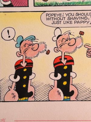 Mevin, Bill - 1 Original page - Popeye - Like Father, Like Son. - 1981 | Catawiki