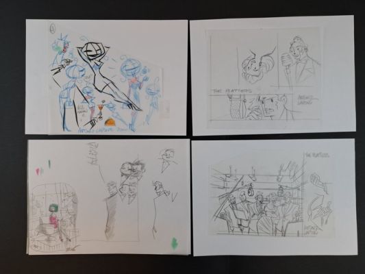 Lapone, Antonio - 4 Original drawing - Miss Halloween - The Platters | Catawiki