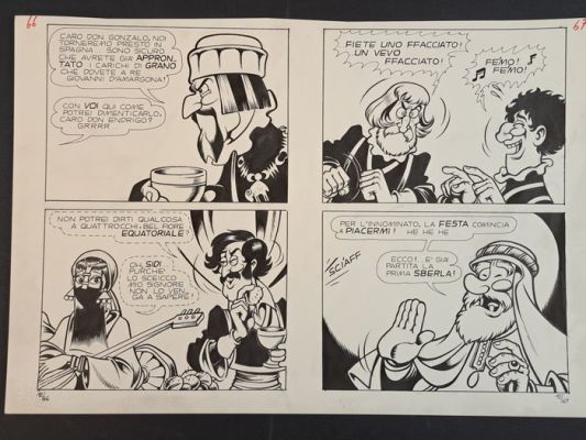 Magnus & Romanini - 2 Original page - La Compagnia della Forca - La Traversata Maledetta - 1978 | Catawiki