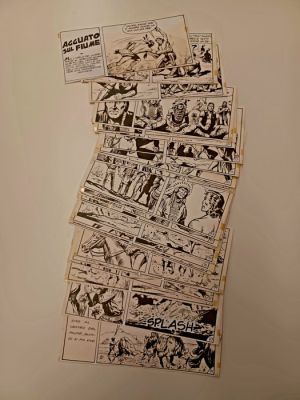 Bignotti, Franco - 28 Original page - Hondo - Serie Falco - Agguato sul fiume - 1957 | Catawiki