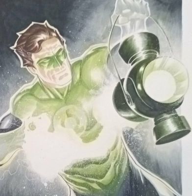 Sam Torres - 1 Original colour drawing - Green Lantern | Catawiki
