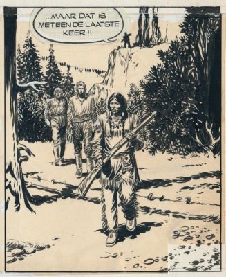 Kresse, Hans G. - 1 Bande dessinée originale - Matho Tonga - De Laatste der Mandan’s | Catawiki