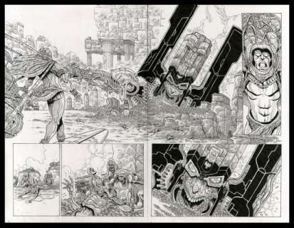 Stokoe, James - SECRET WARS: BATTLEWORLD (2015) #4 Double Page Spread