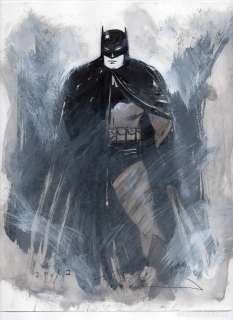 ILUSTRACIÃ“N ORIGINAL DE BATMAN POR FELIPE ECHEVARRIA (PORTADISTA DE SANDMAN)