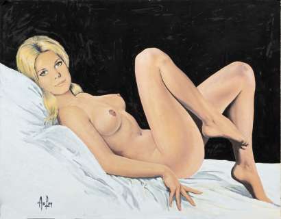 Aslan | Illustration à la gouache sur papier dessin… | Millon