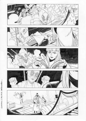 Continue Shopping | GWENPOOL #4 PAGE 19 ORIGINAL PAGE BY STEFANO NESI | Scott’s Collectables