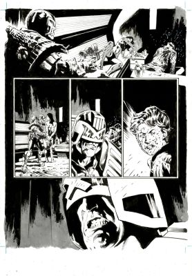 2000AD #2467 p.02 - Chilling Flashback! | Comic Book Art Gallery