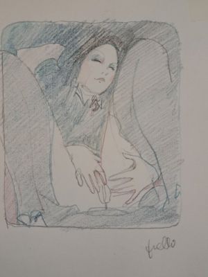 Frollo, Leone - 1 Original colour drawing - Carezze | Catawiki