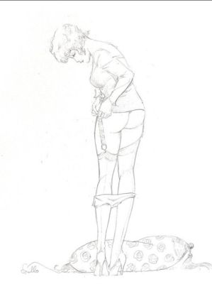 Frollo, Leone - 1 Pencil drawing - Pin Up | Catawiki