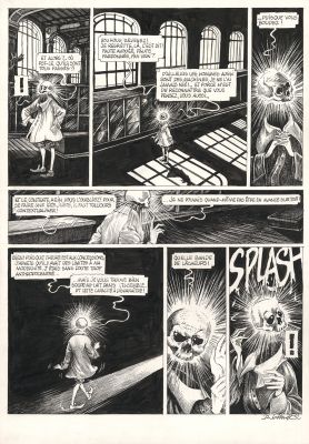 Daria Schmitt | La Tête de mort venue de Suède - Planche originale n° 52 | Daniel Maghen