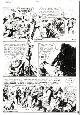 Dotti, Maurizio - 2 Original page - Dampyr #34 - "La caverna dei Troll" - 2003