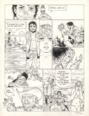 Cosey | Planche originale n°15 - Greyshore Island - Jonathan | Daniel Maghen