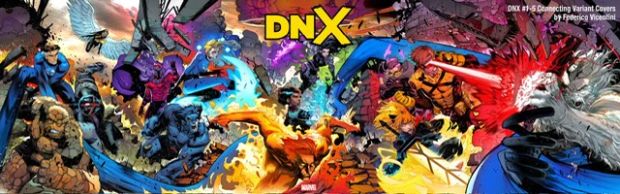 Continue shopping - DNX #1-5 CONNECTING COVER SET (FEDERICO VICENTINI ORIGINAL COVER ART)
