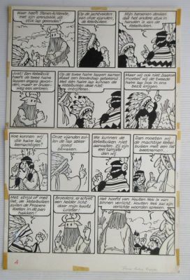 Jef Nys - 1 Original page - Jommeke 41 - Twee halve lappen - 1970 | Catawiki