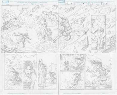 Edgar Salazar - uncanny x-men issue 19 page 12 & 13