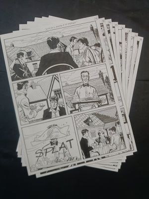 Montanari, Giuseppe - 8 Original page - Dylan Dog - Quando il mostro è in vacanza | Catawiki