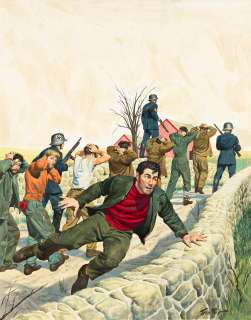 TOM RYAN WWII "POW" Escape Scene.