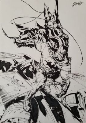 Oscar Jimenez - 1 Original drawing - Batman - 2017 | Catawiki