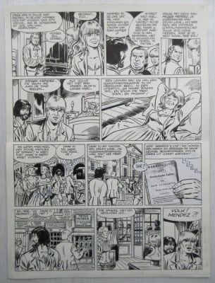 Hector Leemans - 1 Original page - Bakelandt - De doder van Covent Garden - 1989 | Catawiki