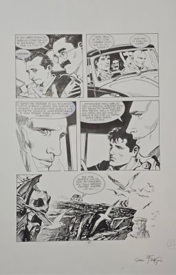 Freghieri, Giovanni - 1 Original page - Dylan Dog, n.109 - "Il Volo dello Struzzo" | Catawiki