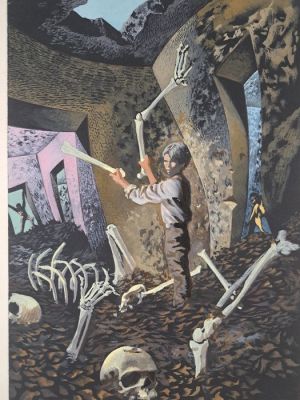 Thole, Karel - 1 Original colour drawing - Il Ragazzo che giocava con la morte | Catawiki
