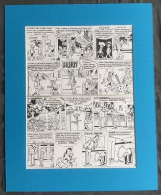 Devos, Jacques - 1 Original page - Génial Olivier - Maak je niet dik!.../Gym-notes. - 1977 | Catawiki