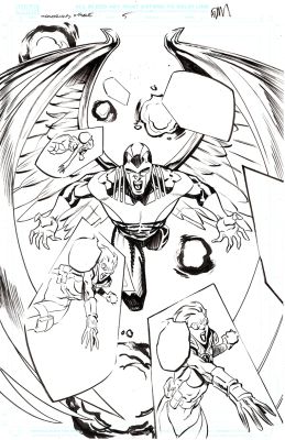 INGLORIUS X-FORCE #5 ORIGINAL COVER ART BY ADAM GORHAM | Scott’s Collectables