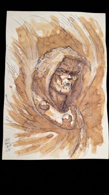 Lelio Bonaccorso - 1 Original colour drawing - Fantastic Four - Doctor Doom - 2026 | Catawiki