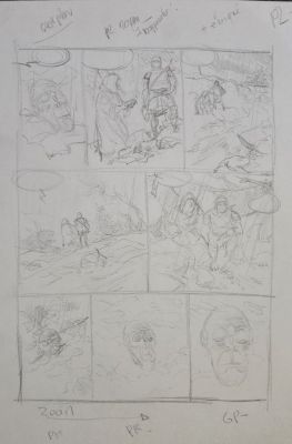 Rosinski Grzegorz - 2 Original preliminary page - Complainte des Landes perdues | Catawiki