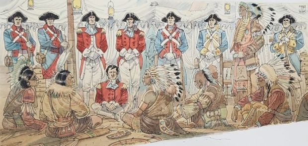 Jef (Martinez, Jean-François) - 1 Original drawing - Geronimo | Catawiki