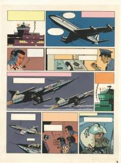 Jacobs. Mise en couleurs Blake et Mortimer | BDEnchères