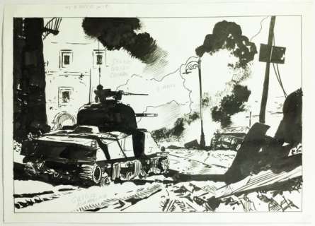 Micheluzzi, Attilio | illustration "Stalingrado" | Catawiki