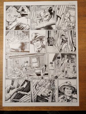Russo, Fabrizio - 1 Original page - Tex - Tavola di prova - 2026 | Catawiki