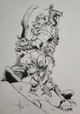 Pelet, Philippe - 1 Original drawing - Les Forets d’Opale - Hors série - 2013