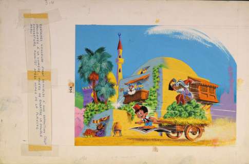 Kiko - FOUFI Superbe illustration Ã  la gouache de la collection Carousel