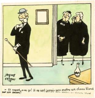 Jacques Faizant 1918-2006 - ET COQUET AVEC CA