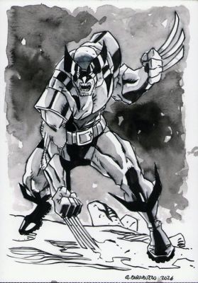 Caracuzzo, Giancarlo - 1 Original drawing - Wolverine - 2026 | Catawiki