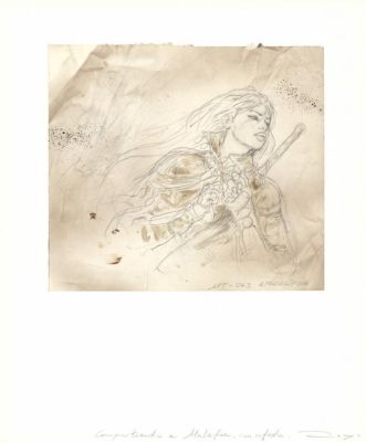 Luis Royo | Illustration originale | Daniel Maghen
