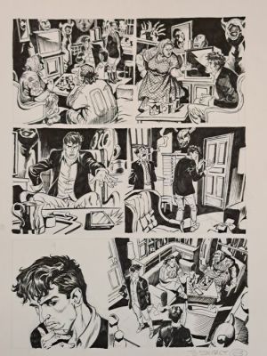 Martinello, Paolo - 1 Original page - Dylan Dog: Il Primordio