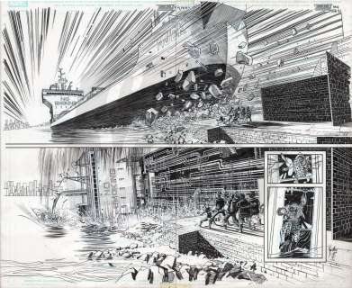 Jorge Coelho | Rocket Raccoon #4, Pages 4-5 (double page spread) | ComicHeart