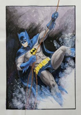 Víctor Ibáñez - 1 Original colour drawing - Batman - 2016 | Catawiki