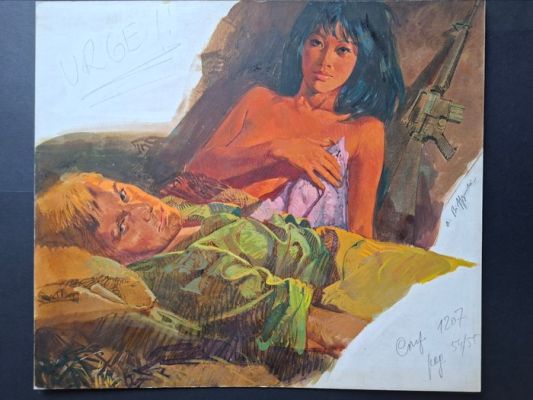 Biffignandi, Alessandro - 1 Original colour drawing - Confidenze | Catawiki