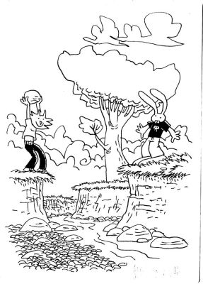 Lewis Trondheim | Lapinot et richard à la rivière | Les dessinateurs